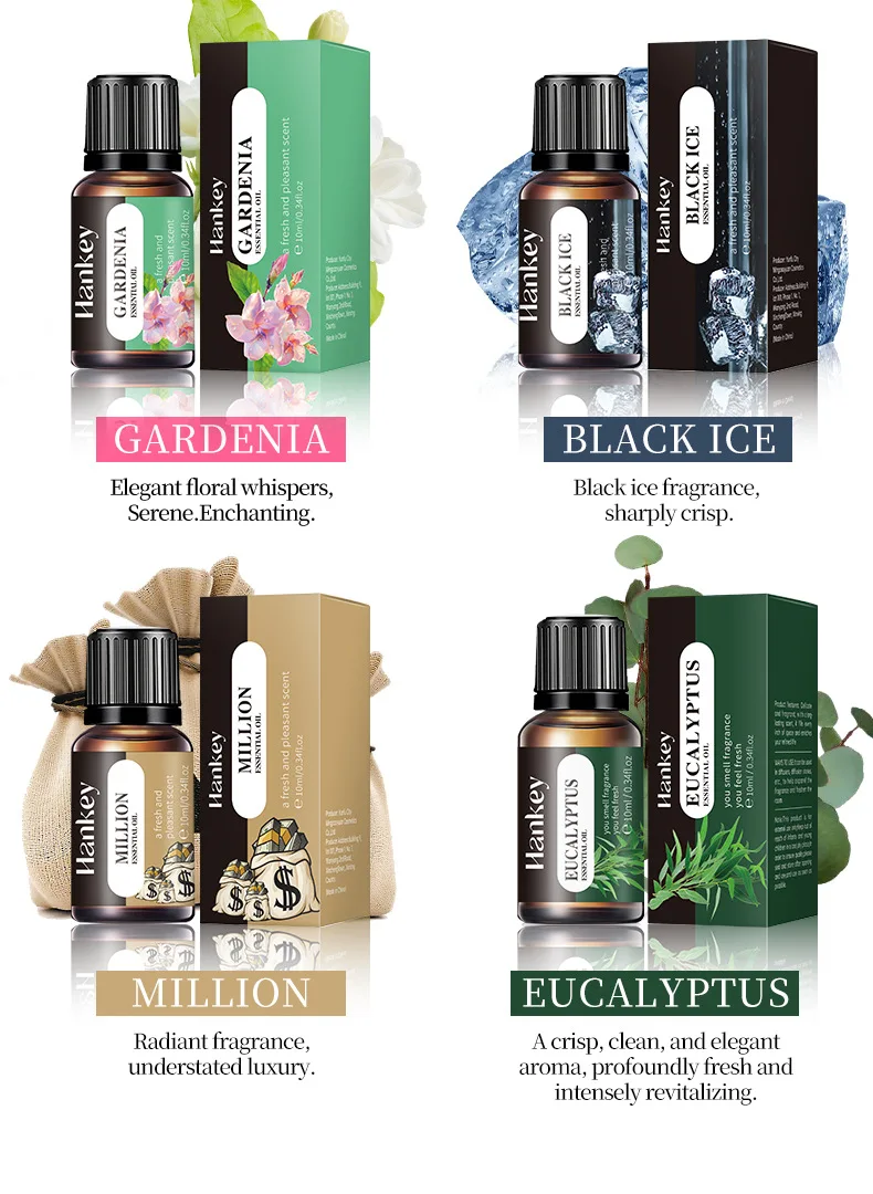 20 Sorten 10ml Ätherische Öle für Aroma-Diffusor Luftbefeuchter Zuhause Wasserlösliches Lavendel Vanille Orange Oliven Duftöl – Detail 9