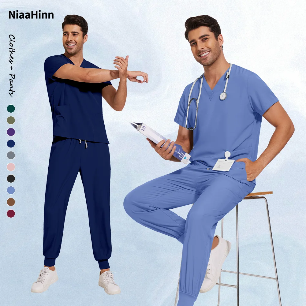 niaahinn-moda-cirurgia-workwear-esfrega-topos-calca-uniforme-medico-esfrega-ternos-de-manga-curta-pet-grooming-medico-uniforme-de-enfermagem