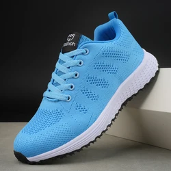 Scarpe estive da uomo Sneakers blu in Mesh traspirante per uomo 2023 scarpe sportive da corsa Casual comode scarpe vulcanizzate da uomo da passeggio