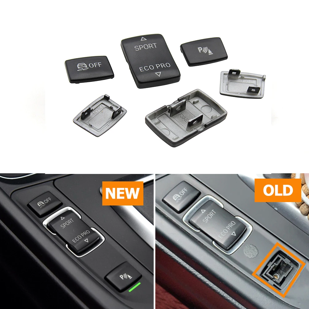For BMW 1 2 3 4 Series F20 F21 F22 F23 F30 F31 F34 F35 F32 F36 Car ESP Antislip Switch Sport Buttons Radar Sensor Key Blue Red