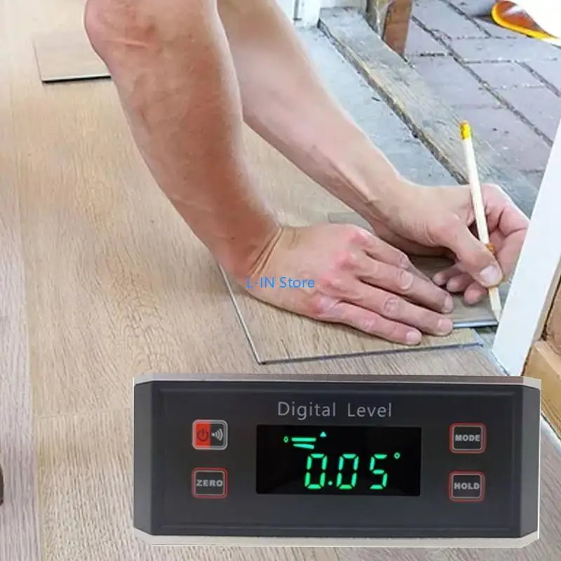 傾斜計デジタルプロトラクター角度ファインダーレベルの傾斜計磁気0°〜360°