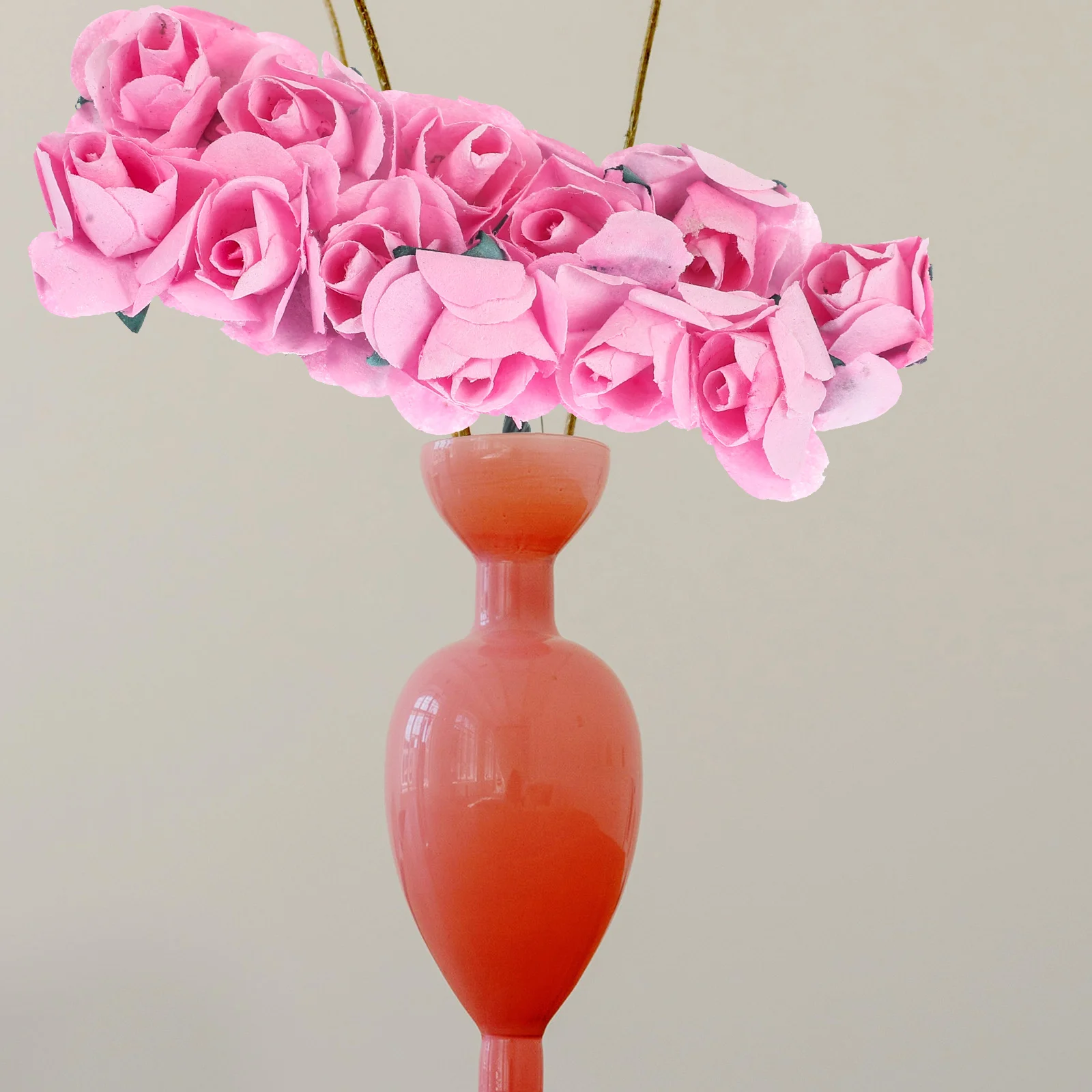 

144Pcs Premium Paper Rose Artificial Flower Bouquet DIY Wedding Home Decor Romantic Gift Craft Material Paper Rose