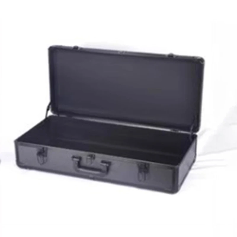 Aluminum Tool Case Multifunctional Large Mechanic Organizer Box Waterproof Lock Rigid Tools Case with Wheels Portable Work Box