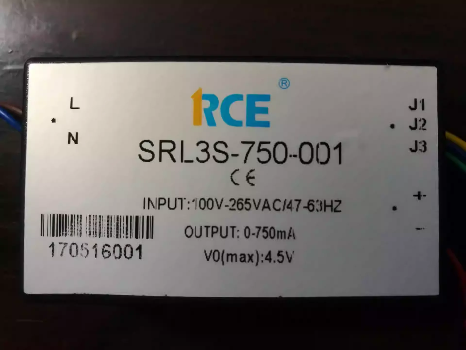 

Microscope LED Dimming Power Supply SRL3S-700-001 and SRL3S-750-001 Series Products