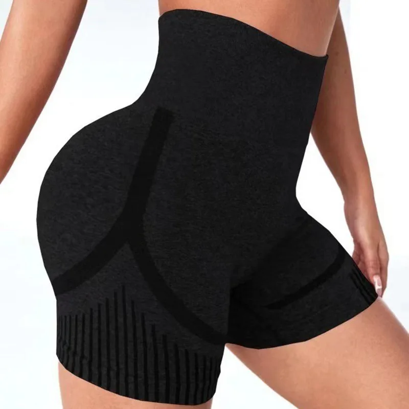 

2025 Women Yoga Shorts High Waist Workout Shorts Fitness Yoga Lift Butt Fitness Ladies Yoga Gym Running Short Pants Sportswear