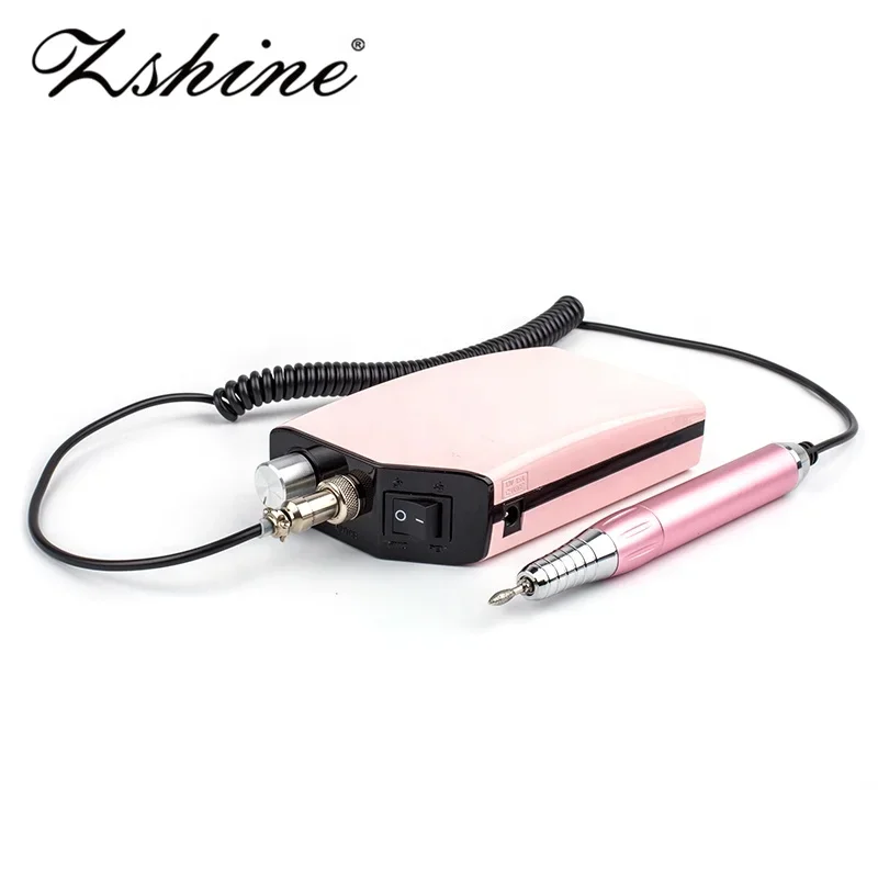 Fast shipping electric brushless nail file manicure rechargeable portable professional electric nail drill bit