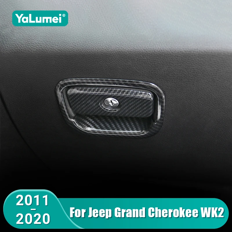 

For Jeep Grand Cherokee WK2 2011 2012 2013 2014 2015 2016 2017 2018 2019 2020 Car Co-pilot Storage Box Handle Cover Accessories