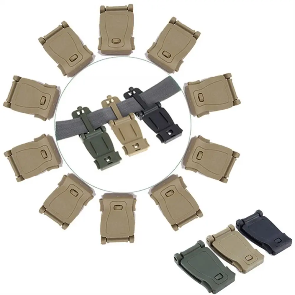 Molle Strap Hiking 30mm Carabiner Clasp Camping Bag Buckle Molle Webbing Strap Backpack Webbing Clip Backpack Bag Connect