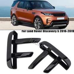 For Land Rover Discovery 5 2017 2018 Front Fog Lamp Cover Trim Lights Protection Black ABS Styling Car Accsesories tools