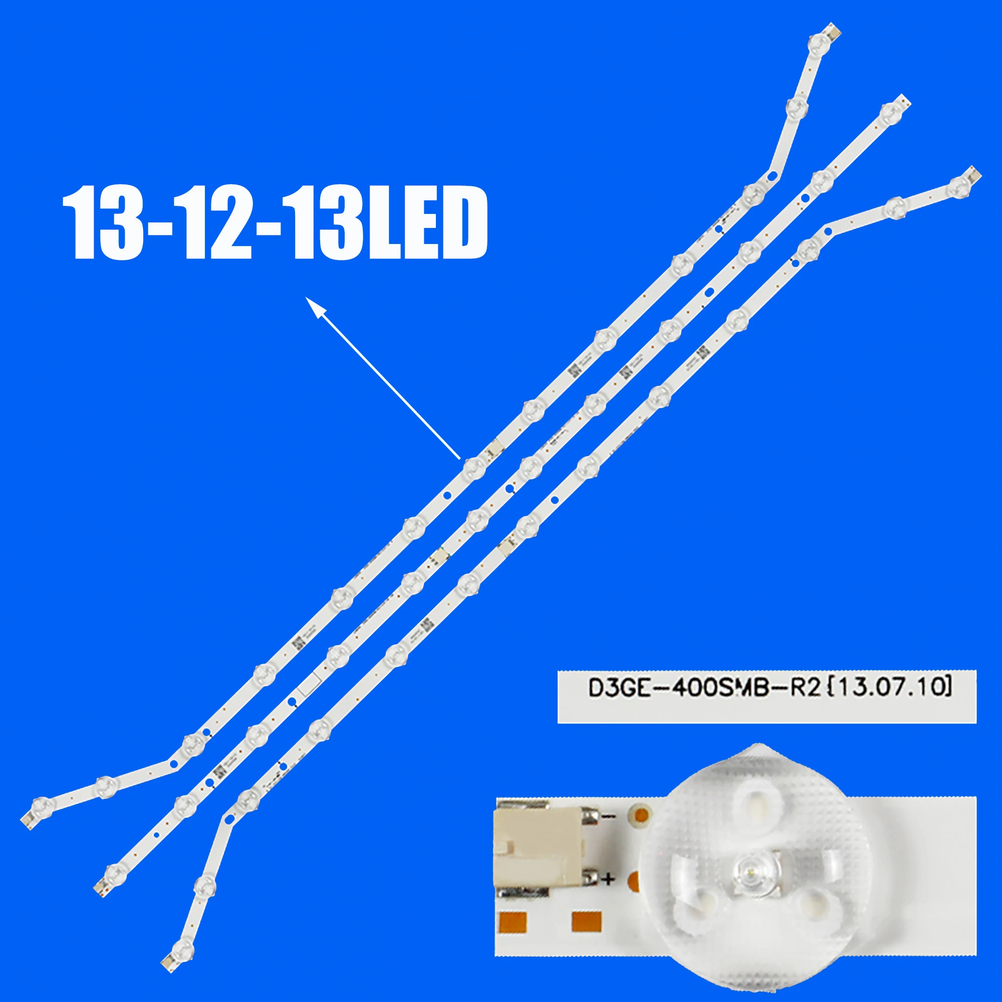 1/5/10/15 kit LED Backlight strip For UN40F5010AF D3GE-400SMB-R3 D3GE-400SMA-R2 UN40EH5300G UN40H5100AG  UE40H5303 LM41-00001V