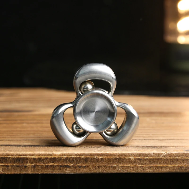 Horizon Stainless Steel Fidget Spinner Toy - Fingertip Gyro Hand Spinner Decompression Gyro - Adult EDC Fidget Toy