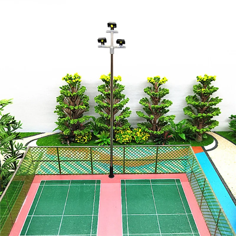 

ODIES-8 шт. 3 В светодиодный миниатюрный набор ламп, модель уличного фонаря для поезда Ho, железнодорожный песочный стол, комплект освещения сцены