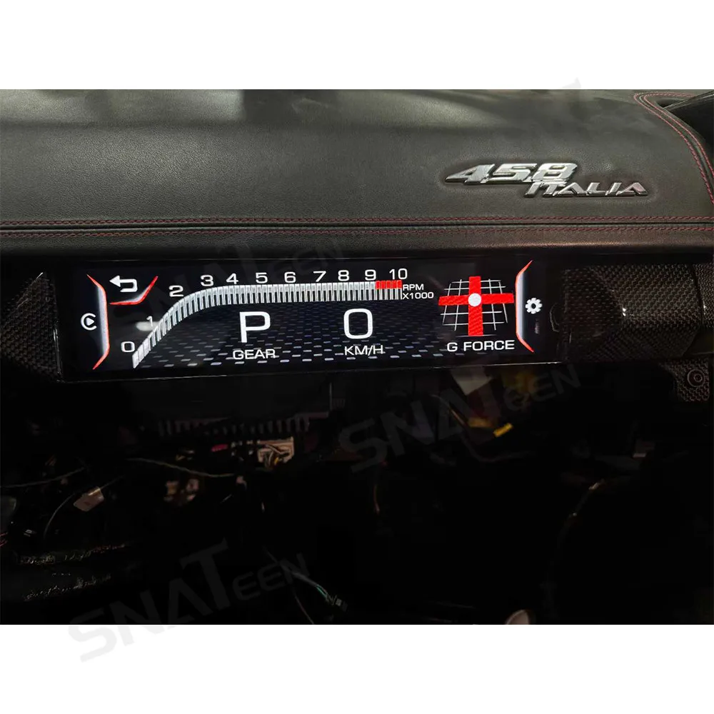 

Android Auto 12" Co Pilot Entertainment Screen For Ferrari 458 2009-2016 Passenger Display GPS Navigation Player Car Radio RHD