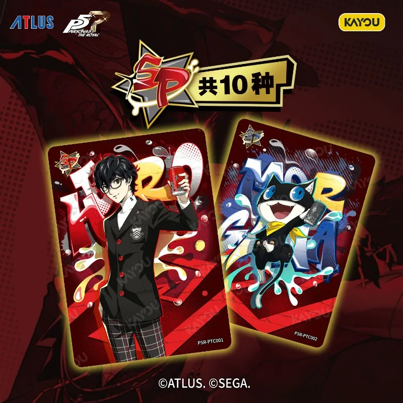 

KAYOU Genuine PERSONA5 Card Royal 1th Series Game Anime Cartoon Decisive Collection Card Toy Ornaments Children's Holiday Gifts