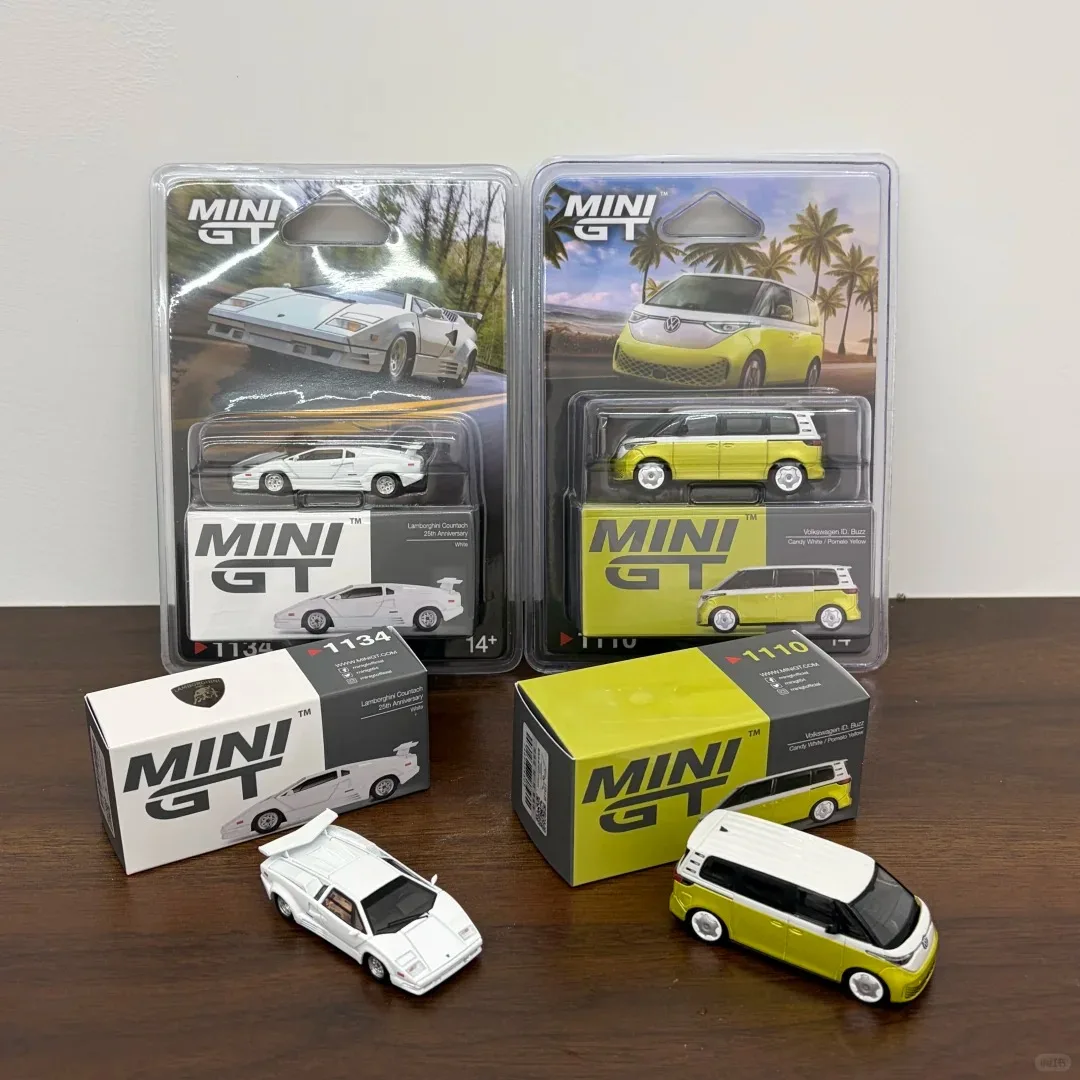 

MINI GT 1:64 Volkswagen Candy White/Pomelo Yellow MAZDA RX-7 LB-Super Silhouette FD Alloy Die Casting Car Model Collection Gift
