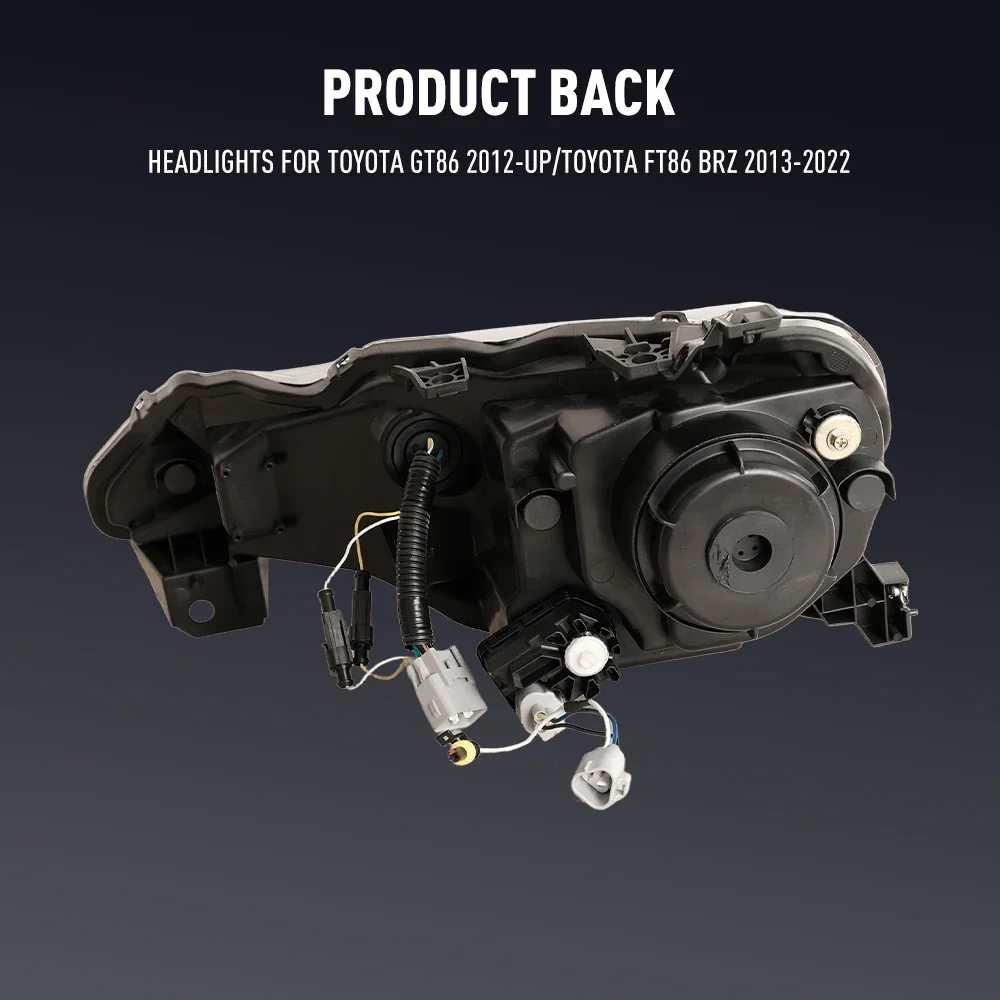 2PCs Auto Styling Kopf Lampe für Toyota GT86 2012-2022 LED Scheinwerfer DRL Tagfahrlicht Signal Lampen auto Zubehör
