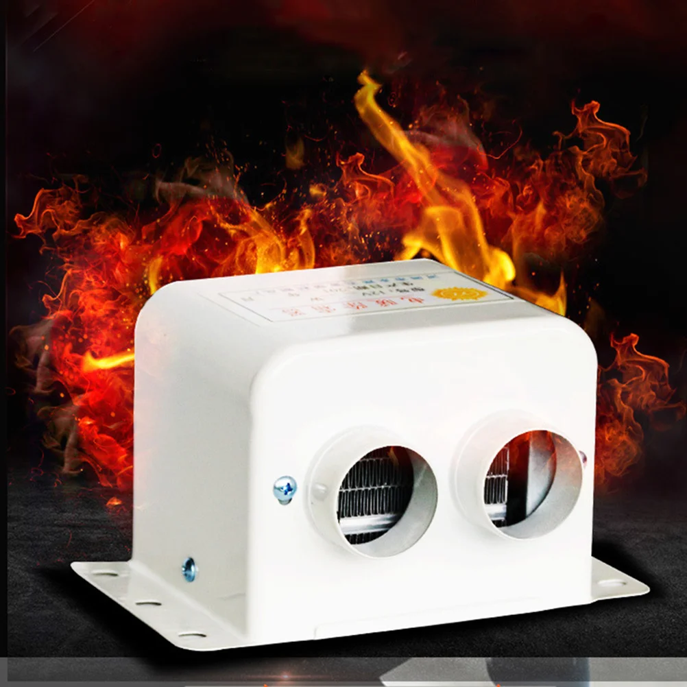 

12V 500W Multifunctional Car Heater Fast Heating 80-100°C Outlet Durable Metal For Windshield Defrost Fog Removal Car