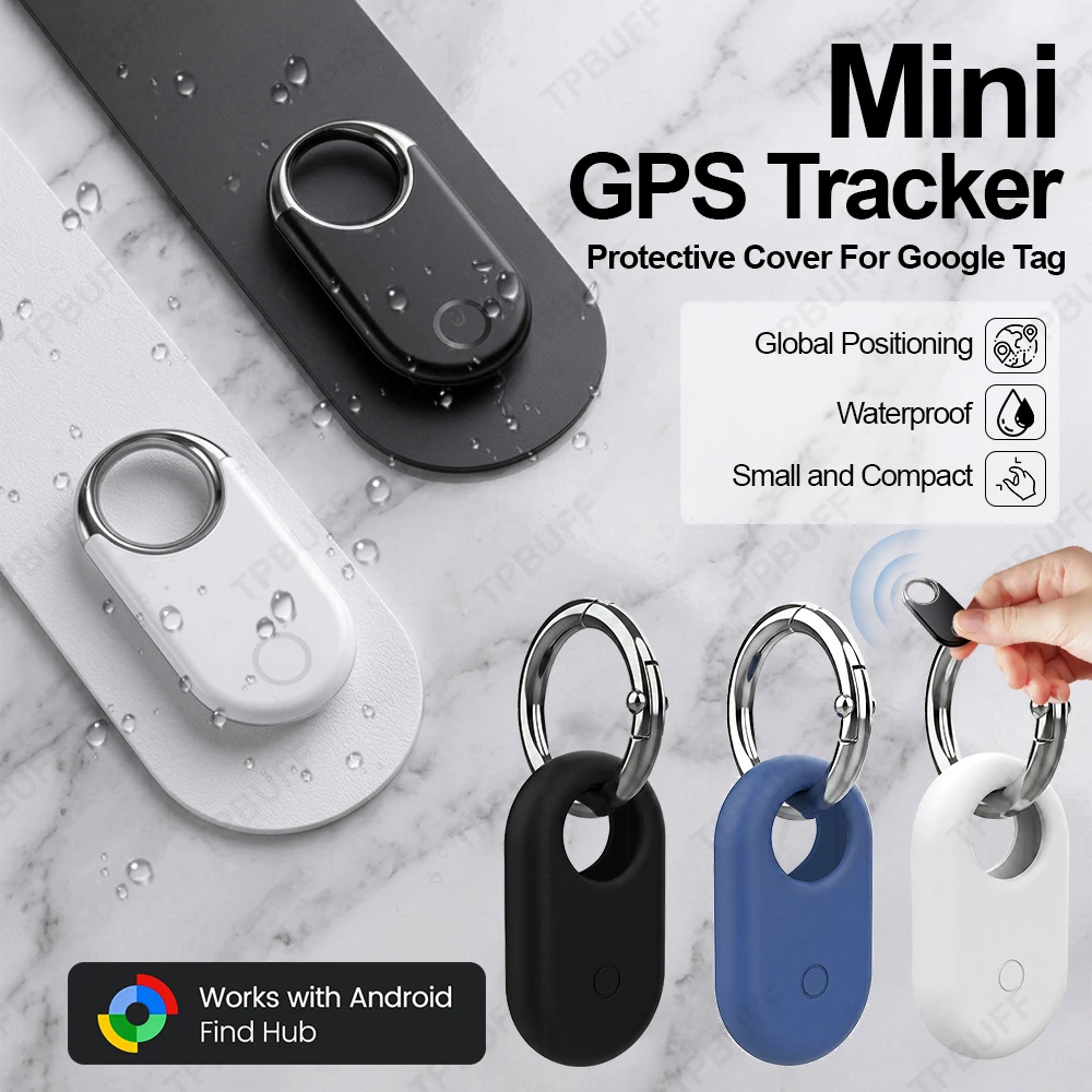 

For Google Smart Tag 2 Locator Mini Gps Tracker Android Locator Anti-Scratch Protective Skin Cover Waterproof Cover Tracker Hold