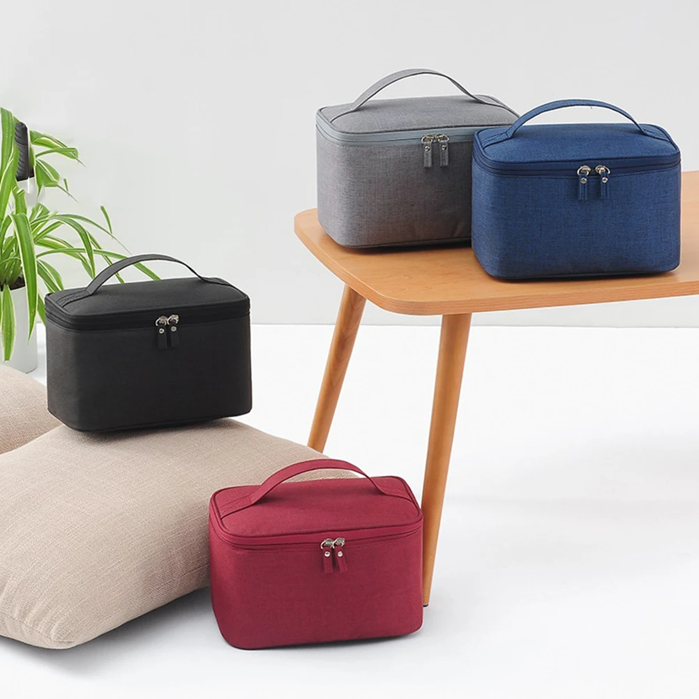 

Travel Makeup Bag Waterproof Toiletry Cosmetics Portable Toiletries and Cases Carrying Blue for