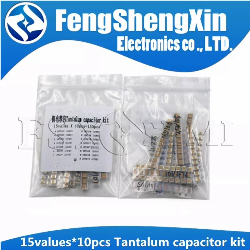 10PCS A B C D Tantalum Capacitor 3216 3528 6.3V 10V 16V 25V 35V 50V 100UF 150UF 220UF 330UF 470UF 680UF 4.7/6.8/10/15/22/33/47UF