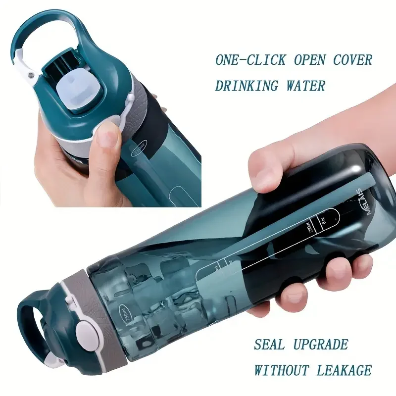 زجاجة مياه رياضية مع ماصة مريحة ، ترطيب أثناء التنقل ، مثالية للتخييم ، والمشي لمسافات طويلة ، وخالية من بيسA وآمنة ، #3