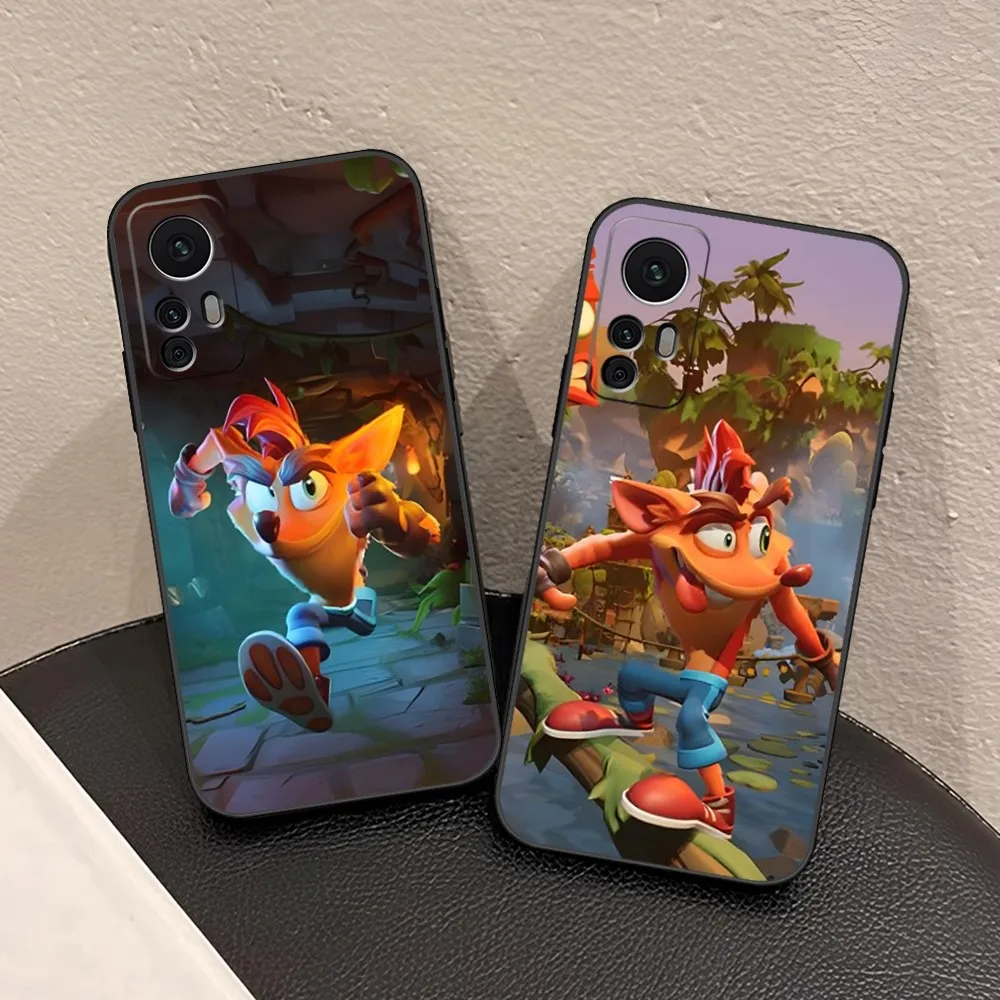 Prime Crash Bandicoot Phone Case for Xiaomi 13 12 11T Lite Ultra Redmi Note 13 12 10 Pro POCO F4 F5 X5 Pro Back Cover