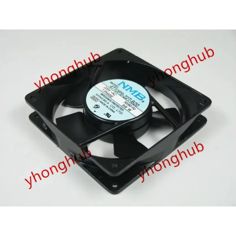 NMB-MAT 4710PS-22T-B20 B00 AC 220V 9W/8W 120x120x25mm Server Cooling Fan