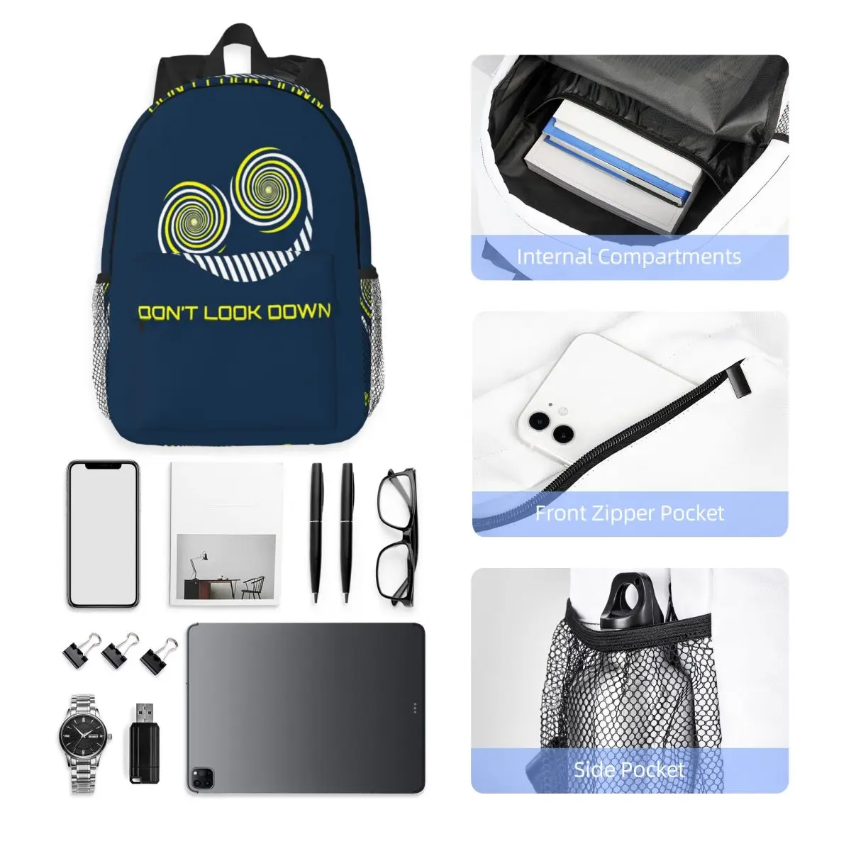 The Smiler Alton Towers Uniform Outfit Merch UkActive Backpack Boys Girls BookBag Men Women School Bag Laptop Shoulder Bags