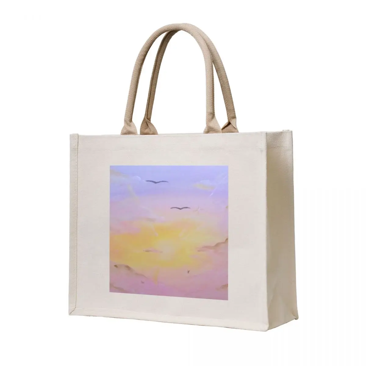 

Pink Skyscape Tote Bag Cloth bags university shopper bag tote bag screen female