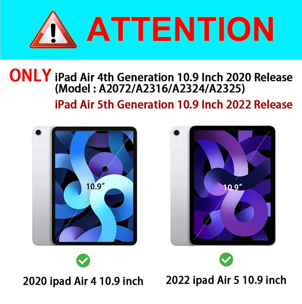 Imagem -02 - Mtt Case para Ipad 10th Gen 2023 ar 7th 8th 9th 10.9 Polegada com Suporte de Lápis 2023 2023 Suporte Inteligente Capa Funda Despertar do Sono Automático