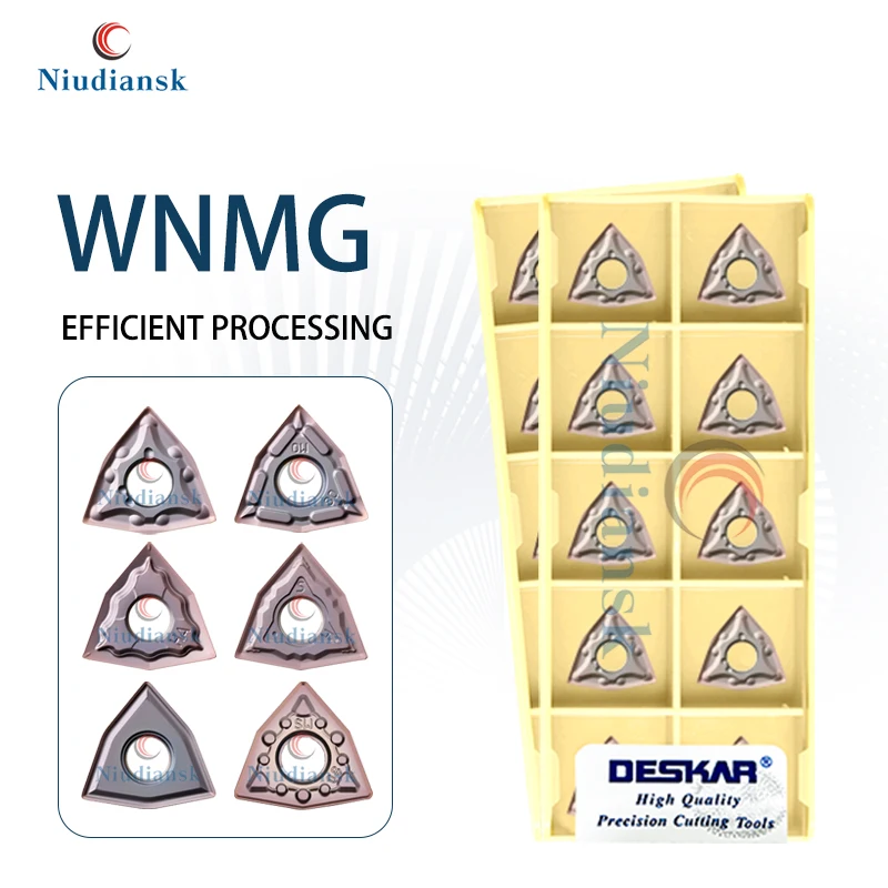 

WNMG Series 080404/08-MA 080402-HA LF6018 Numerical Control Lathe Cutter External Turning Tool Peach Shaped Blade Cutting Tools