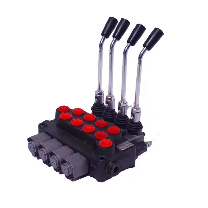 ZS-118 Triple One Way Hydraulic Distributor Multi-Valve Piston Pump with One Way Reset and Positioning