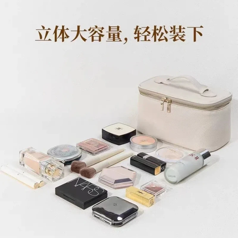 Handheld Cosmetic Bag 2024 New Female Portable Ins Handheld Travel Small Cosmetic Toiletries Storage Bag