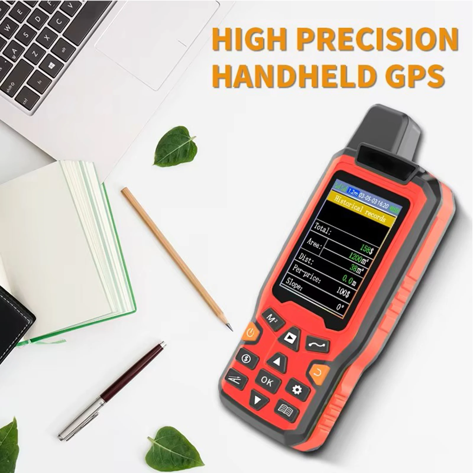 يده منطقة الأرض متر نظام تحديد المواقع الأرض متر ZL ‐ 180 عالية الدقة نظام تحديد المواقع والملاحة المسار منطقة مسح الأراضي متر أداة القياس #4