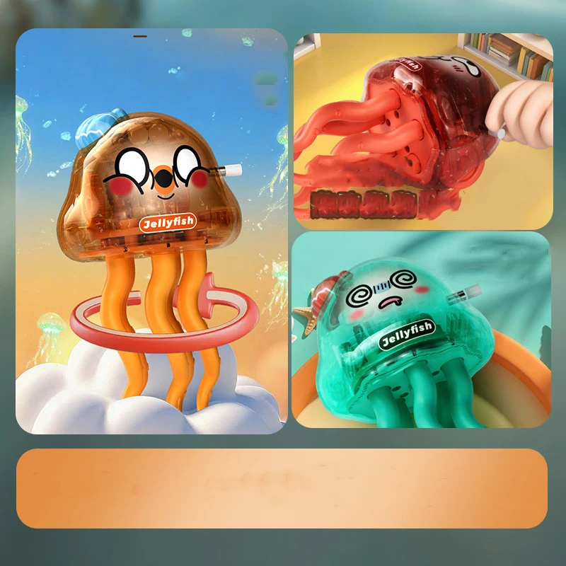 Jouet de poulpe de merveille de calmar de danse de mode avec des lumières LED et des jouets électroniques de musique pour enfants jouets éducatifs interactifs pour animaux de compagnie