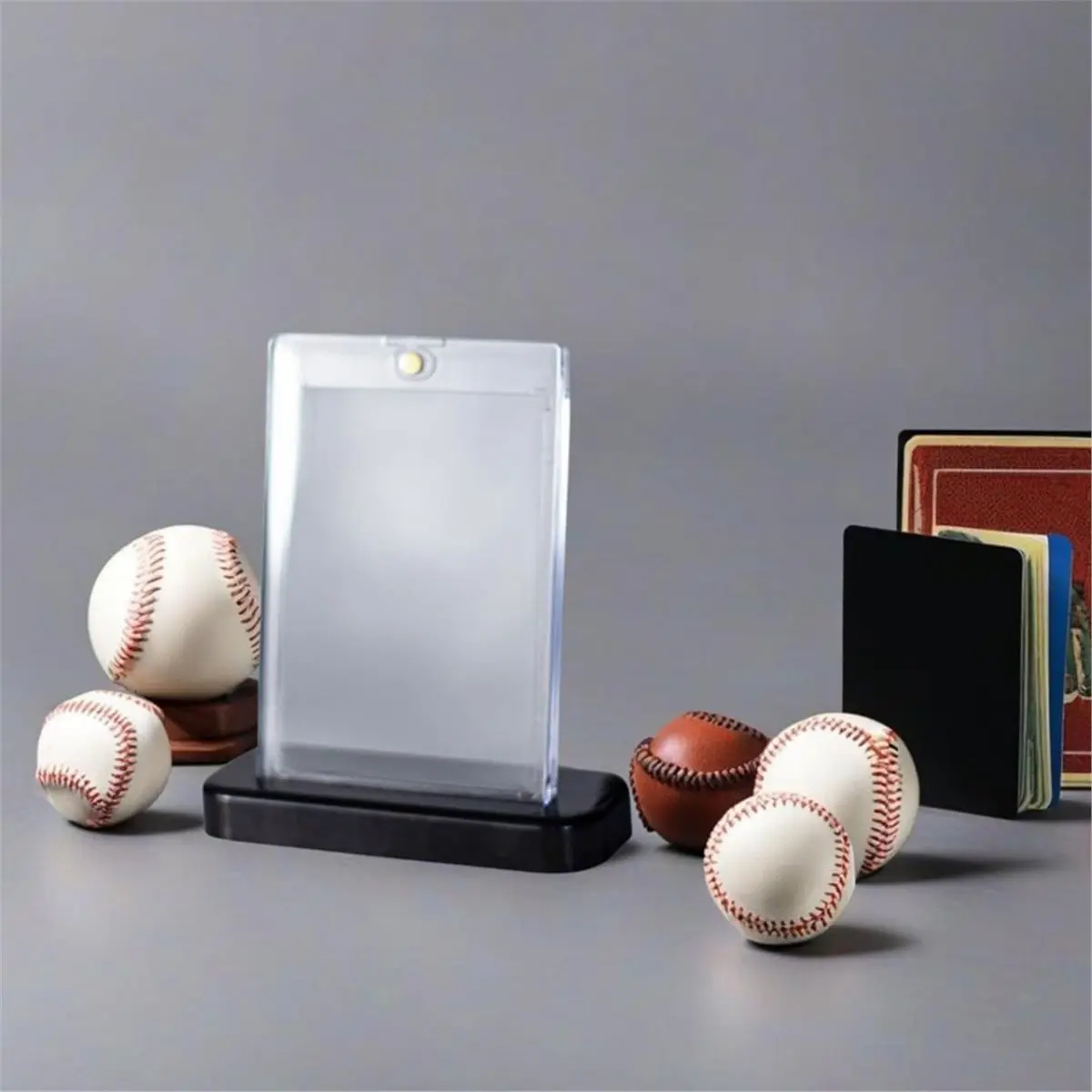 update. 5 Pack Touch Magnetic Card Bottom Base Trading Card Stand Protector Card Sleeves Protector Case Base