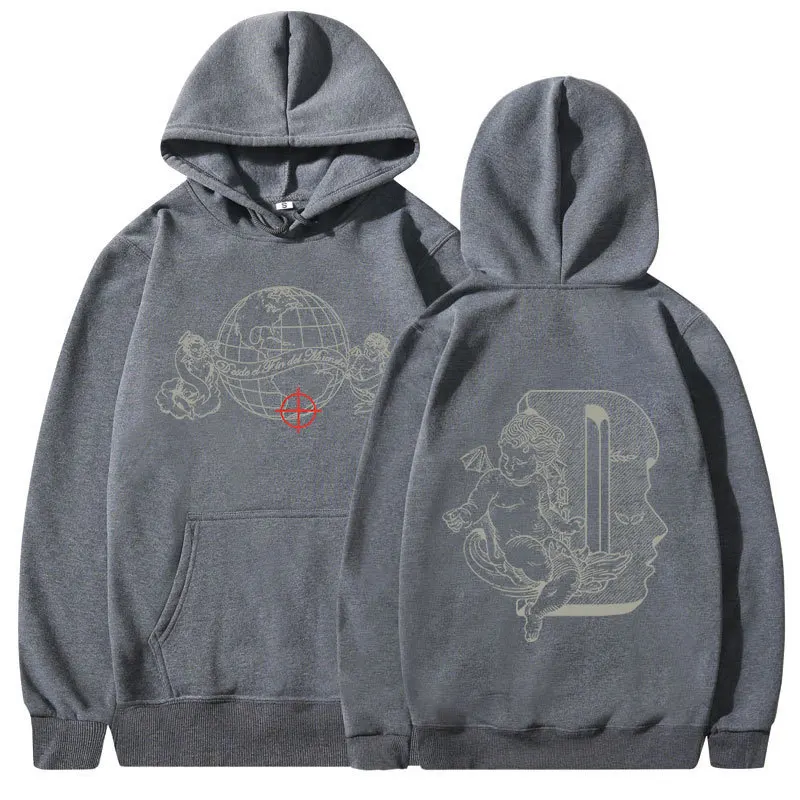 Rapper Duki Merch Hoodies Zanger Grafische Afdrukken Sweatshirts voor Fans Lange Mouw Heren Dames Kleding Sudaderas Hip Hop Hoody