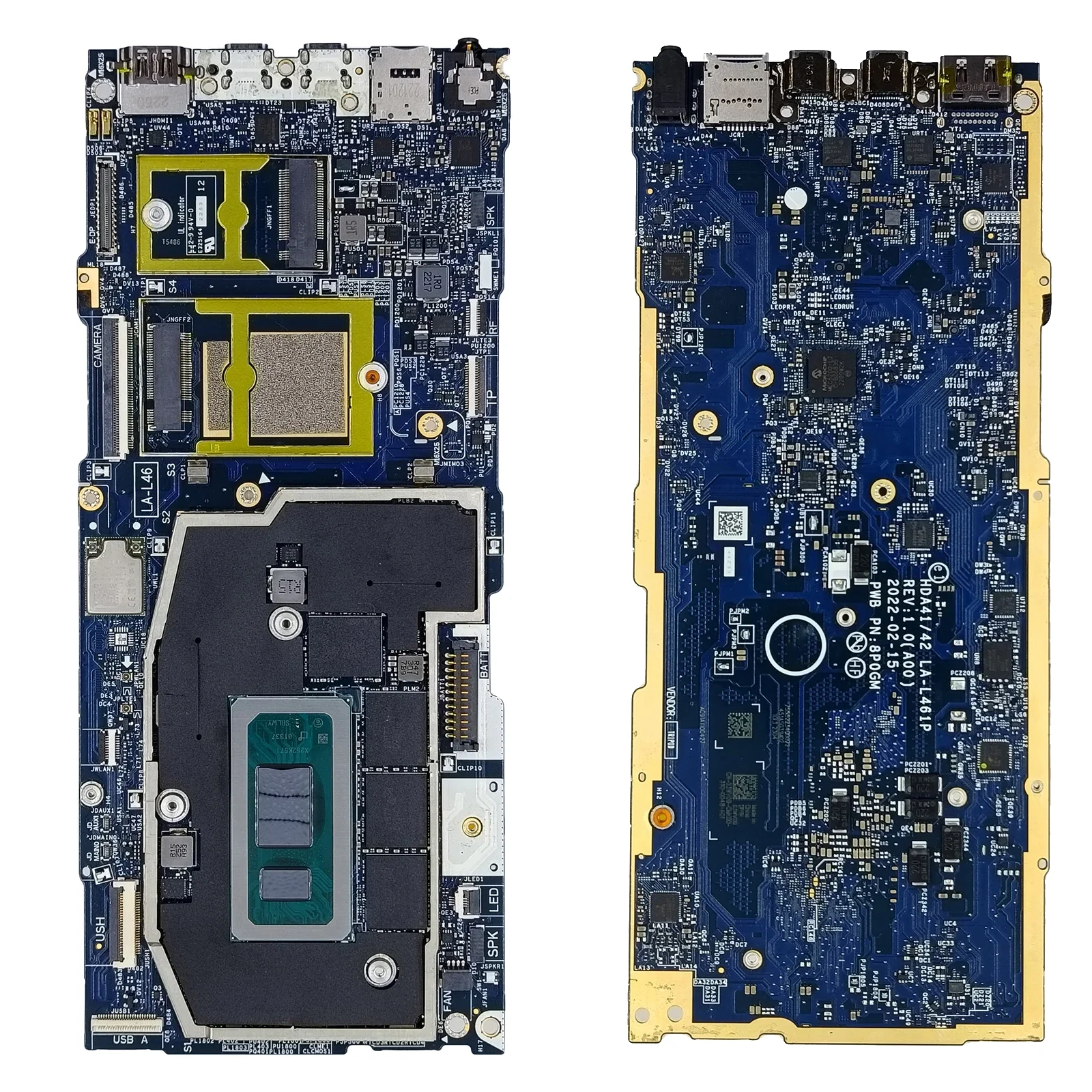 

0Y5GV9 06YR5C 009CT6 для материнской платы ноутбука Dell Latitude 9430 с процессором i7-1265U i5-1245U, 16/32 ГБ ОЗУ LA-L461P