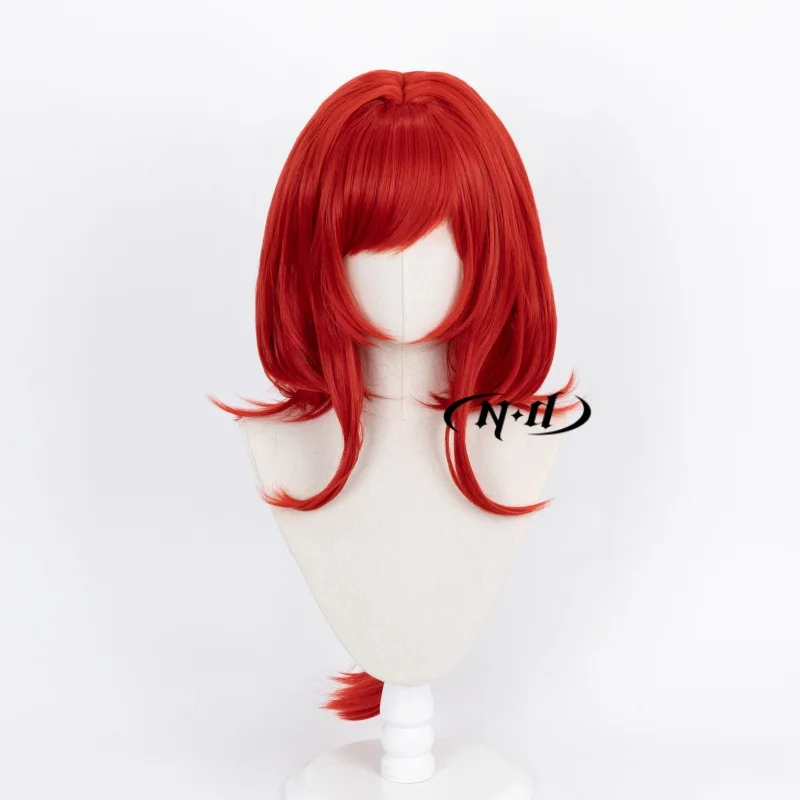 ND Laevatain Cosplay Pruiken Haarstukje Arknights Game Cosplay Haar Pruiken voor Vrouwen Comic Con Coser Kostuum Hittebestendige Synthetische