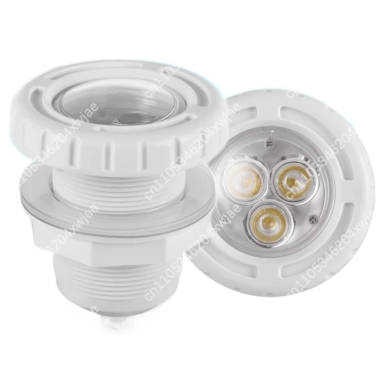 Embedded wall-mounted fiberglass pool underwater light LED 12V PVC pool light