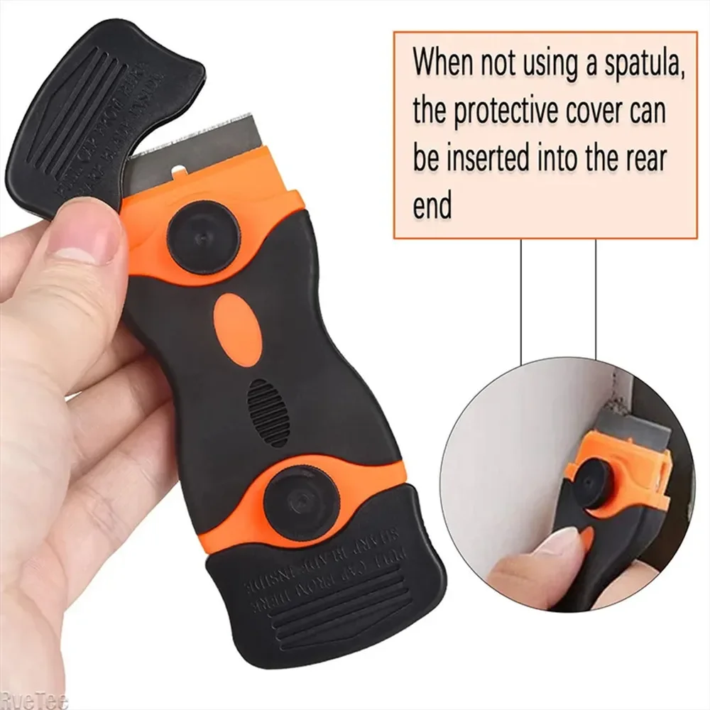Window Glass Ceramic Scraper Cleaning Scraper Two Kinds Blade Plastic Handle Automotive Film Sticker Remover