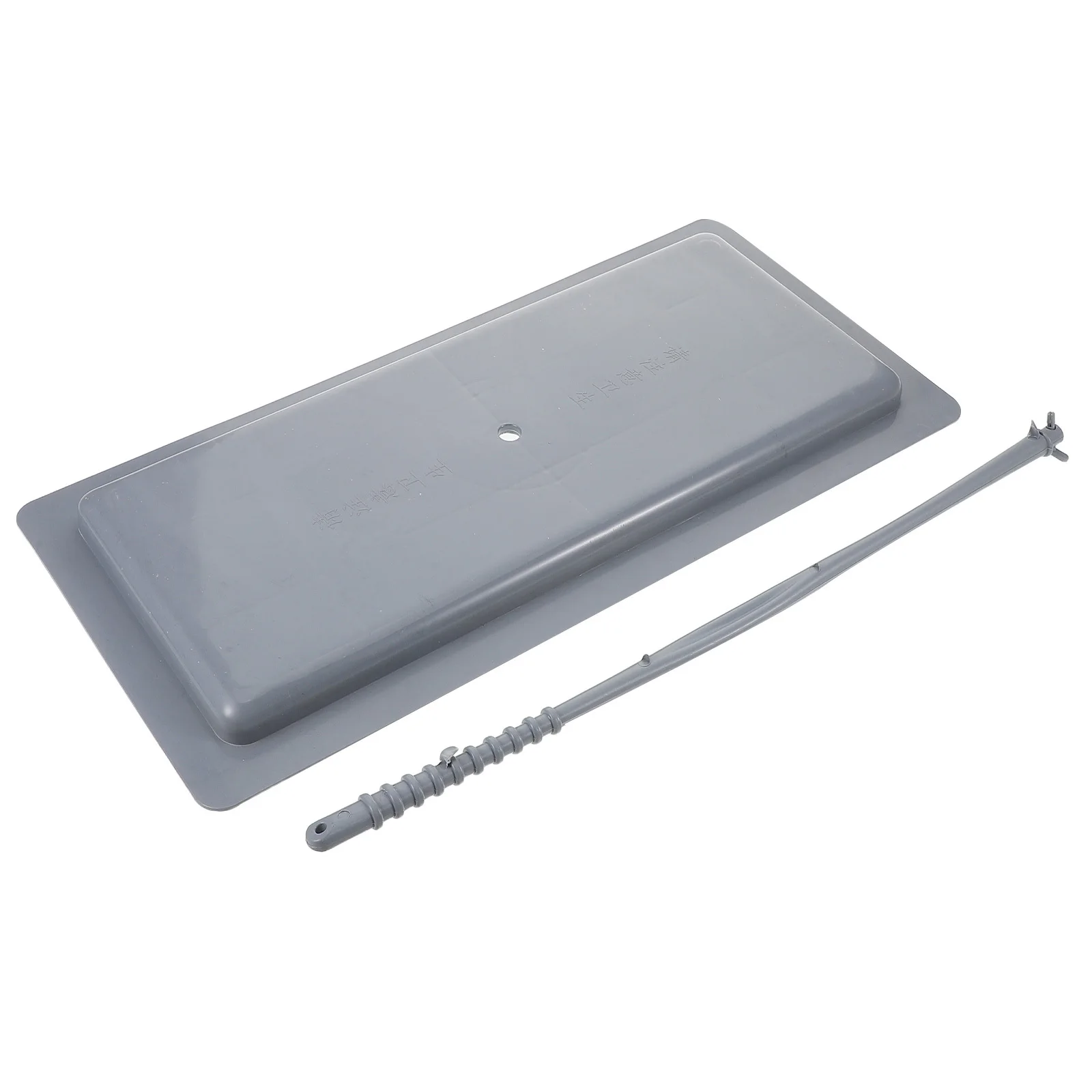 ฝาปิดโถส้วมแบบนั่งยอง ฝาครอบโถส้วมพลาสติกแบบนั่งยองพร้อมที่จับ อุปกรณ์ห้องน้ำอเนกประสงค์สำหรับห้องน้ำสาธารณะ ป้องกันกลิ่น