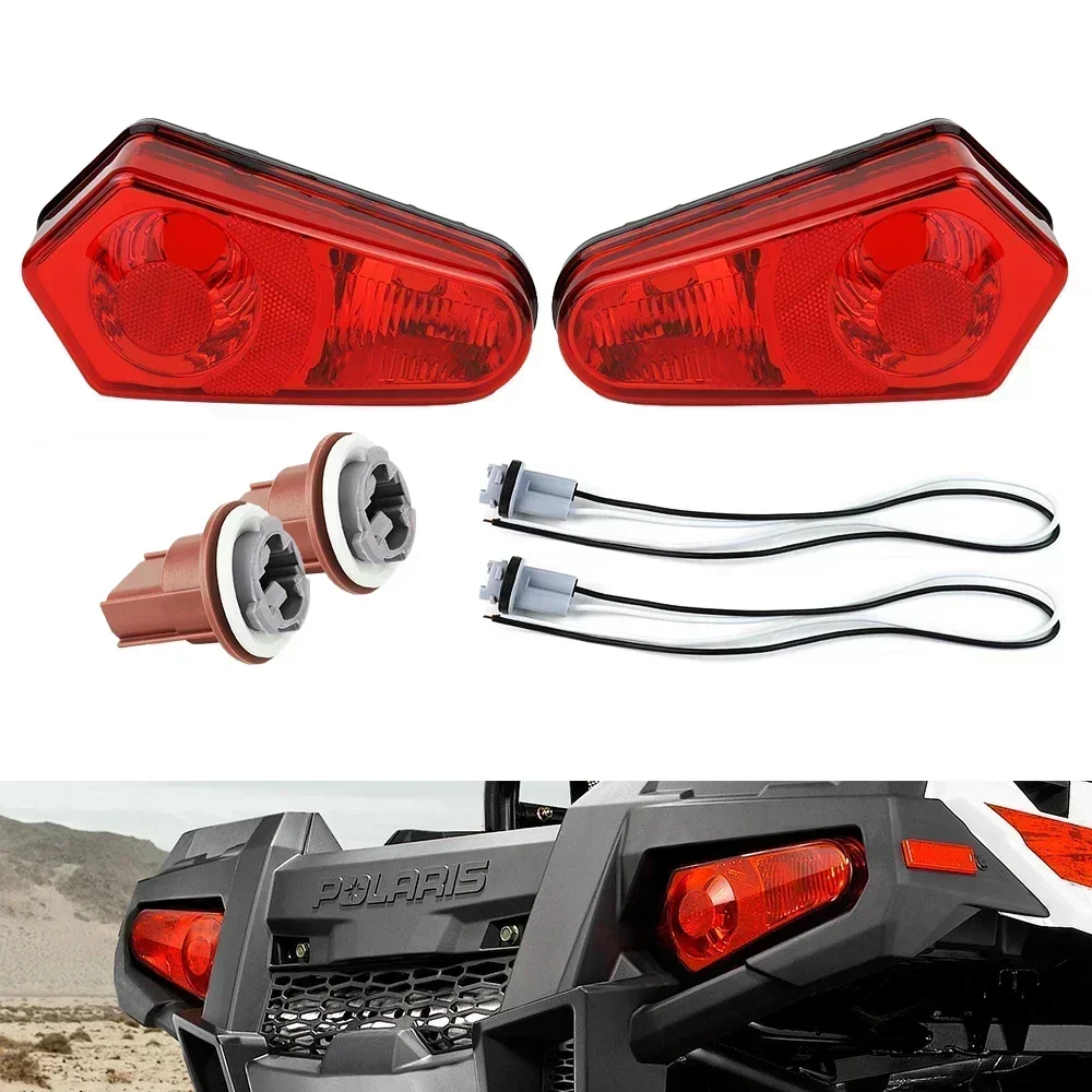 1 pair Tail Light Rear Brake Lampshade for Polaris Sportsman 500 2005-2013 700 2005-2007 800 2005-2014 Part Number 2411153