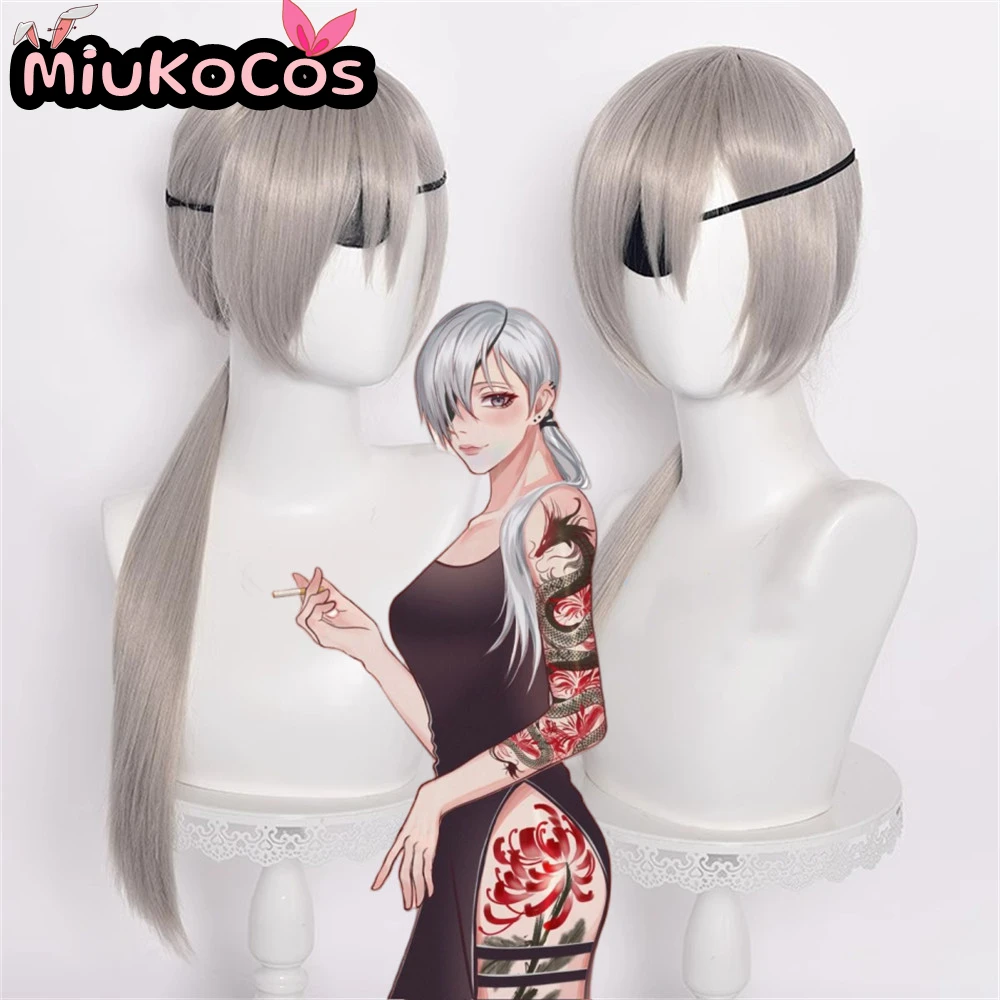 EM ESTOQUE Quanxi Peruca Cosplay com Máscara de Olho MiukoCosplay Anime Motosserra Homem Cosplay