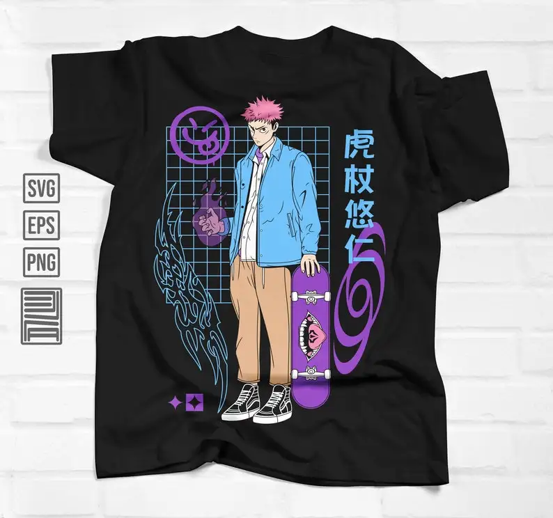 New Anime Vector, Ready for Print, Cricut, Sublimation and DTF transfer, svg, eps, png