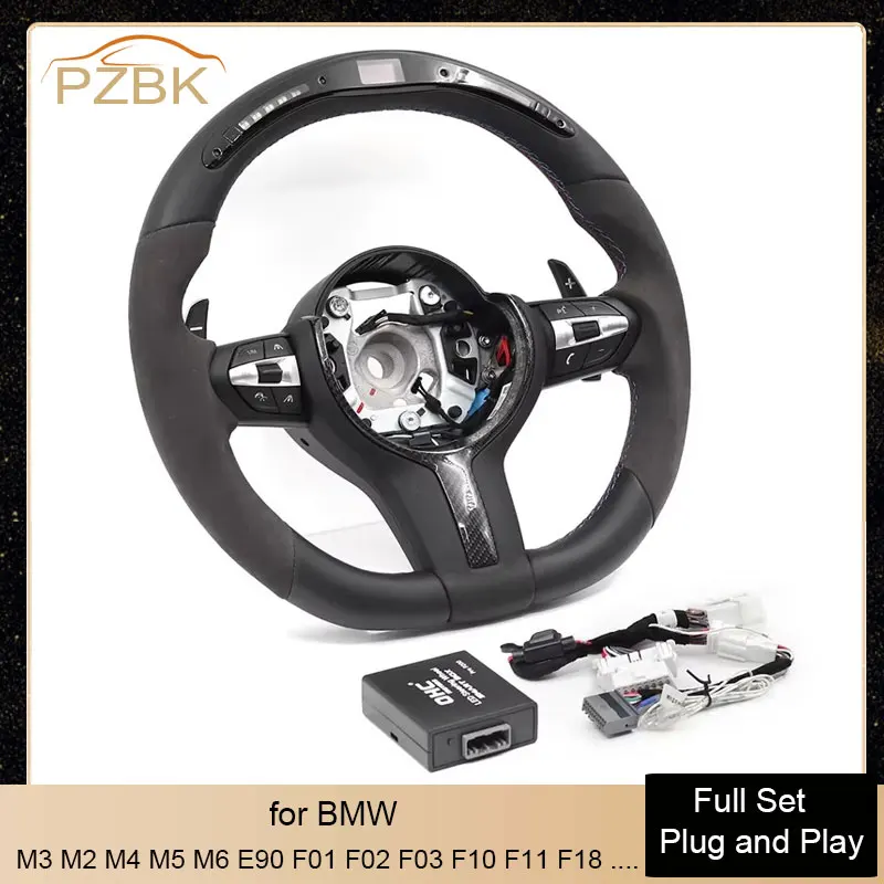 

LED Car Steering Wheel for BMW M3 M2 M4 M5 M6 E90 F01 F02 F03 F10 F11 F18 F06 F12 F13 F20 F30 F32 F35 F46 E70 E87 E82 E88 E89