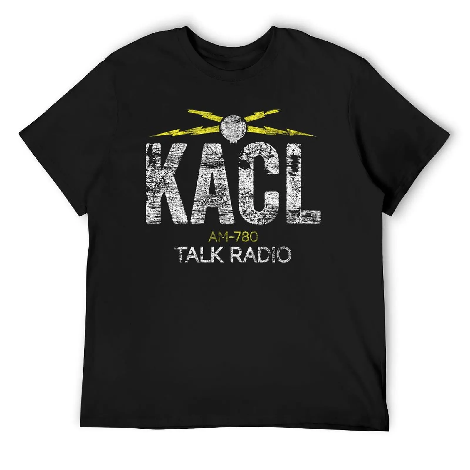 KACL AM-780 Talk Radio T-Shirt oversized graphic tee man clothes new edition anime t shirts mens t shirts pack