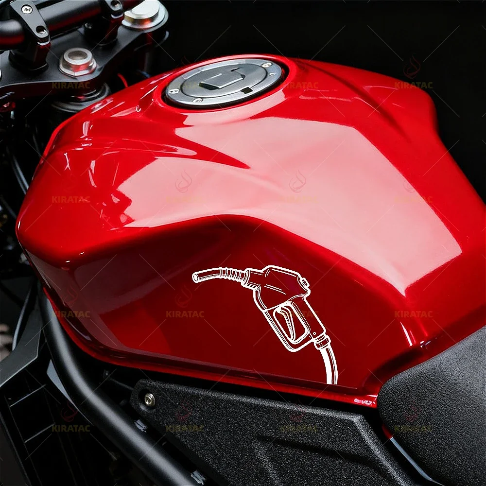 Gas Pump Nozzle Vinyl Sticker Waterproof Car Fuel Cap Decal for Motorcycle Truck Trailer Train Fuel Door Decoration