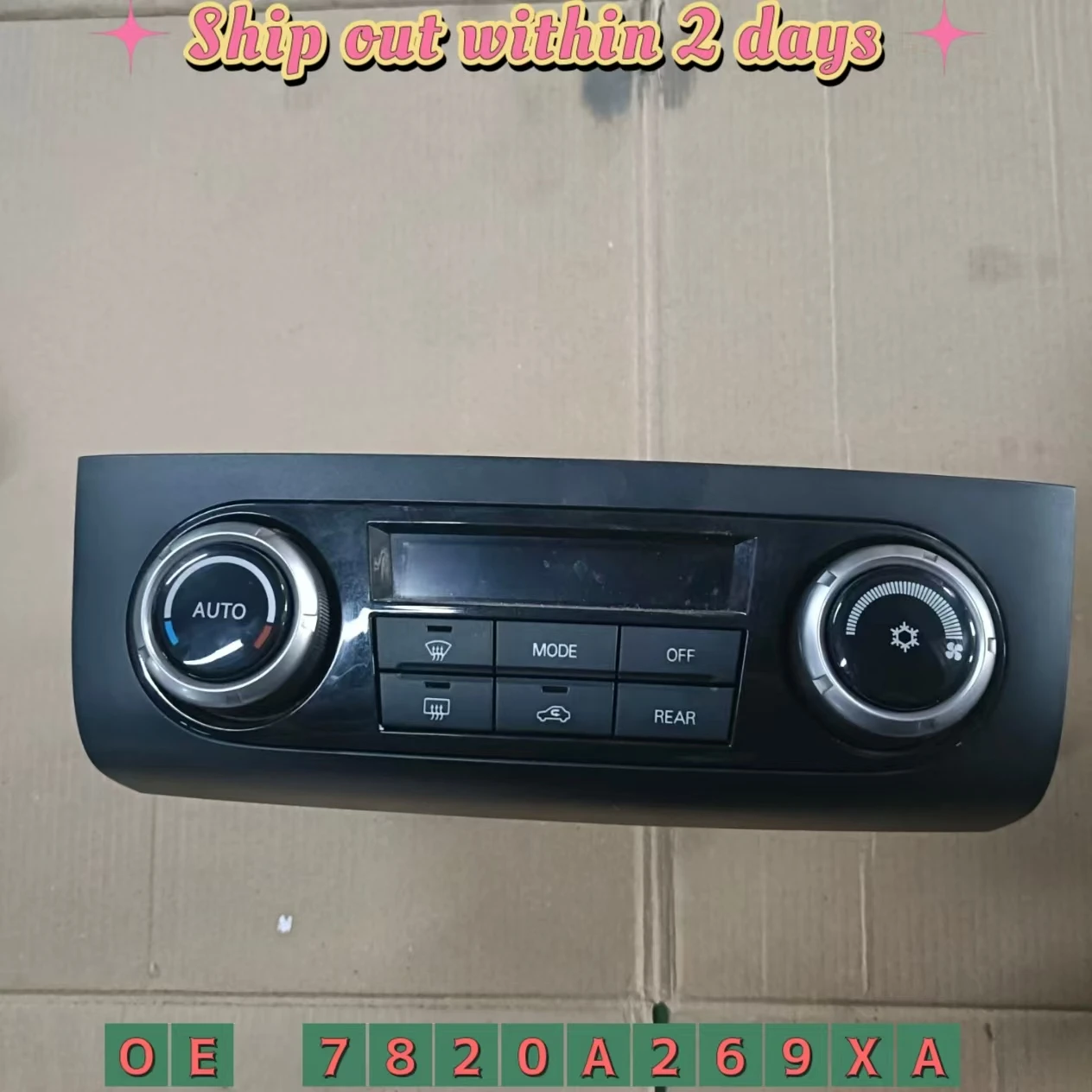 

7820A269XA Black Automatic Air Conditioning Control Board Assembly For Mitsubishi Montero Sport Pajero 2008-2022