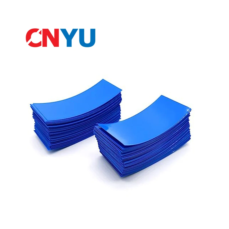 20/50/100 pcs 18650 battery PVC heat shrinkable tube bushing and insulation gasket paper are used for battery packaging.